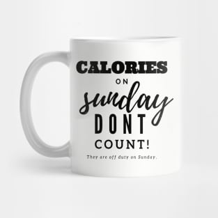 The food lovers slogan - Cool typography graphic Mug